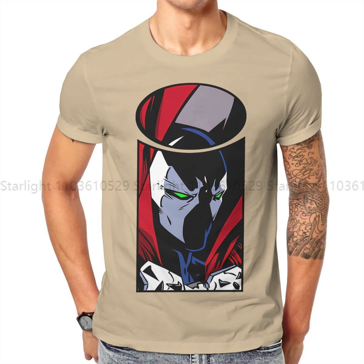 Image Hero Man's TShirt Spawn Comic O Neck Tops T Shirt Funny Gift Idea