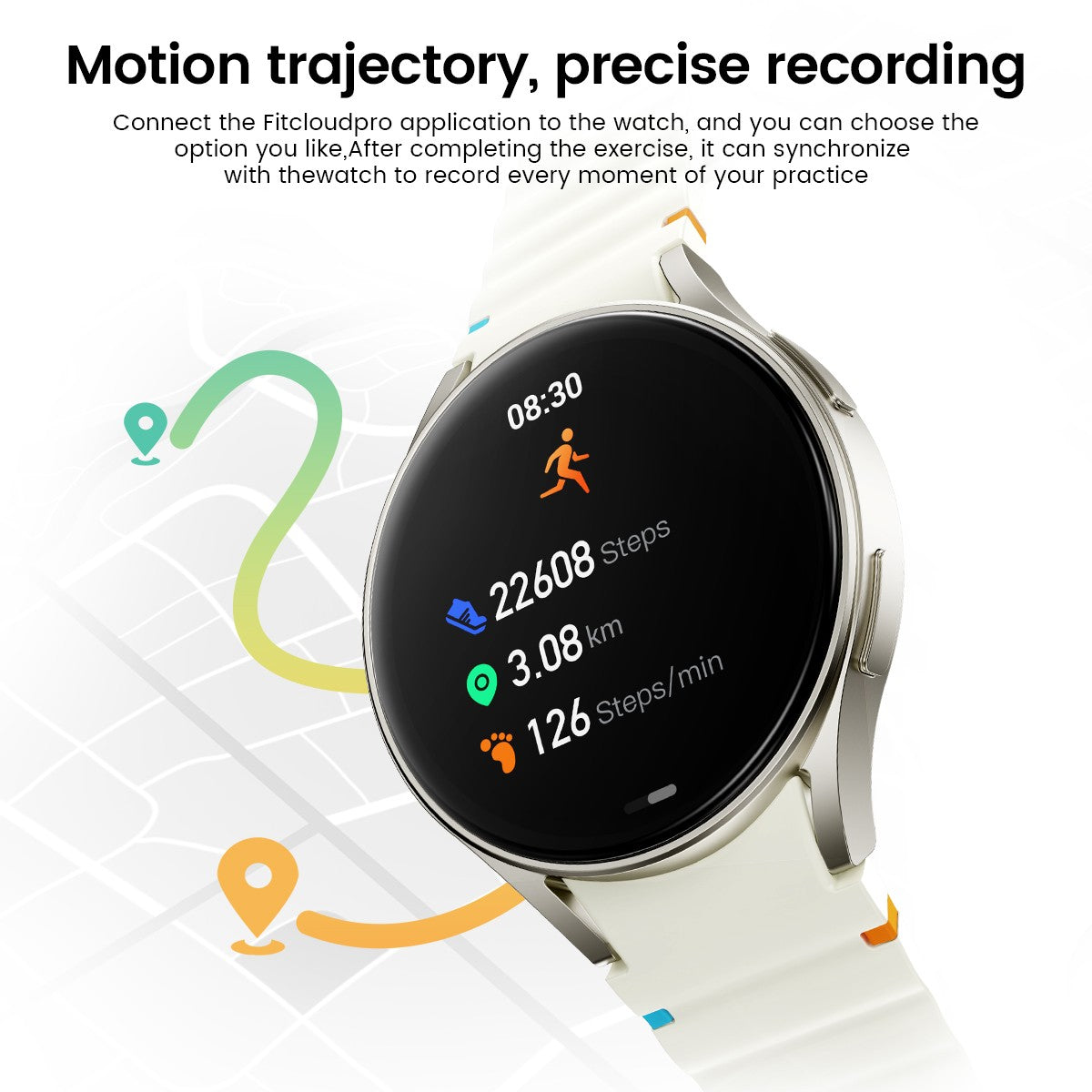 2025 New Men's Health Smart Watch GPS Blood Oxygen Blood Pressure Heart Rate Monitoring Bluetooth Call Women's Sports Smartwatch
