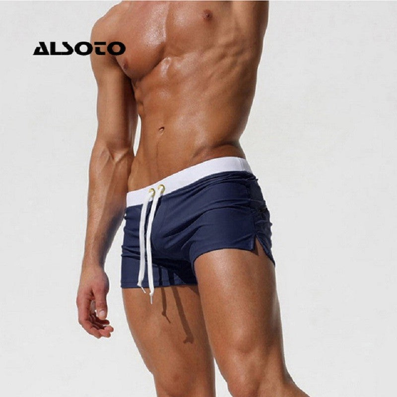 New Fashion Swimwear Men Breathable Men's Swimsuits Trunks Boxer Briefs Sunga SwimSuits Maillot De Bain Beach Shorts