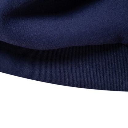 Men's Autumn Long-Sleeved POLO Collar European Size Sweater - Trendy, High-Quality, Casual, Versatile and Loose-Fit Top