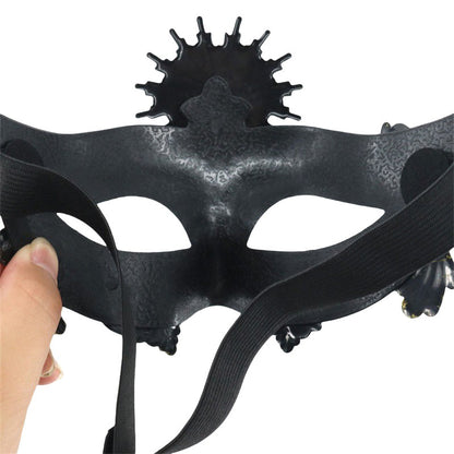 Roman Sun God Steampunk Phantom Masquerade Cosplay Mask Plastic Half Face Men Women Punk Carnival Halloween Props Dance Mask