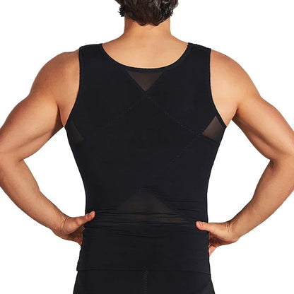 Men Fitness Clothes Compression Sports Vest Tight Base Layer Sleeveless Shirt Mesh Tops Singlet Sweatshirt Sportswear Activewear