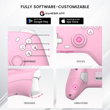 GameSir Cyclone Pro Wireless Switch Controller for Nintendo Switch iPhone Android PC Hall Effect Joystick Gaming Gamepad