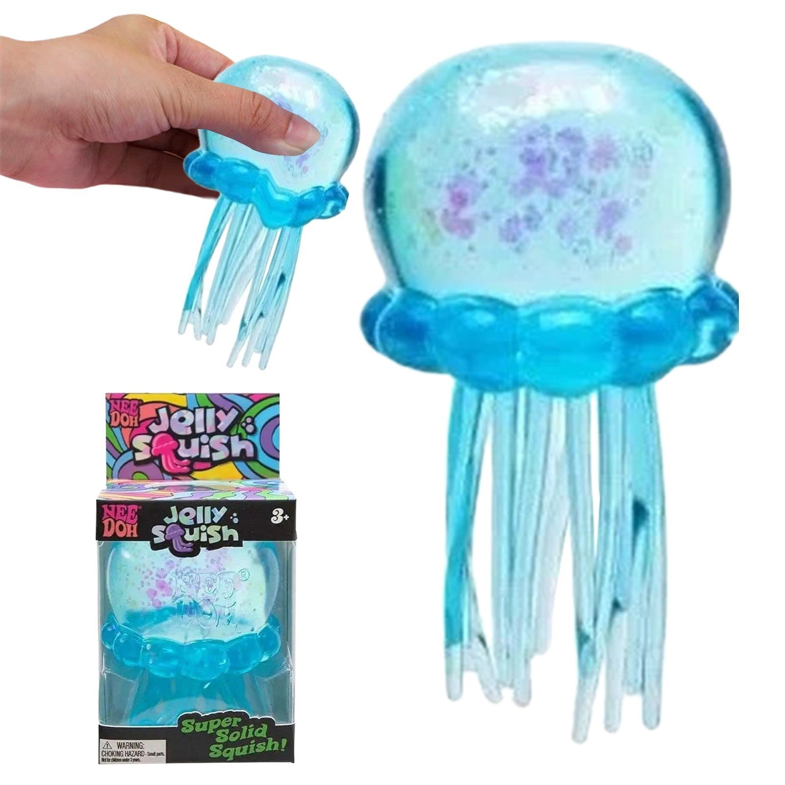 2026 hot Cute Nee Doh Jelly Hops Octopus Fidget Toy, Waterproof Water Play Sensory Toy, Great Gift for Boys and Girls