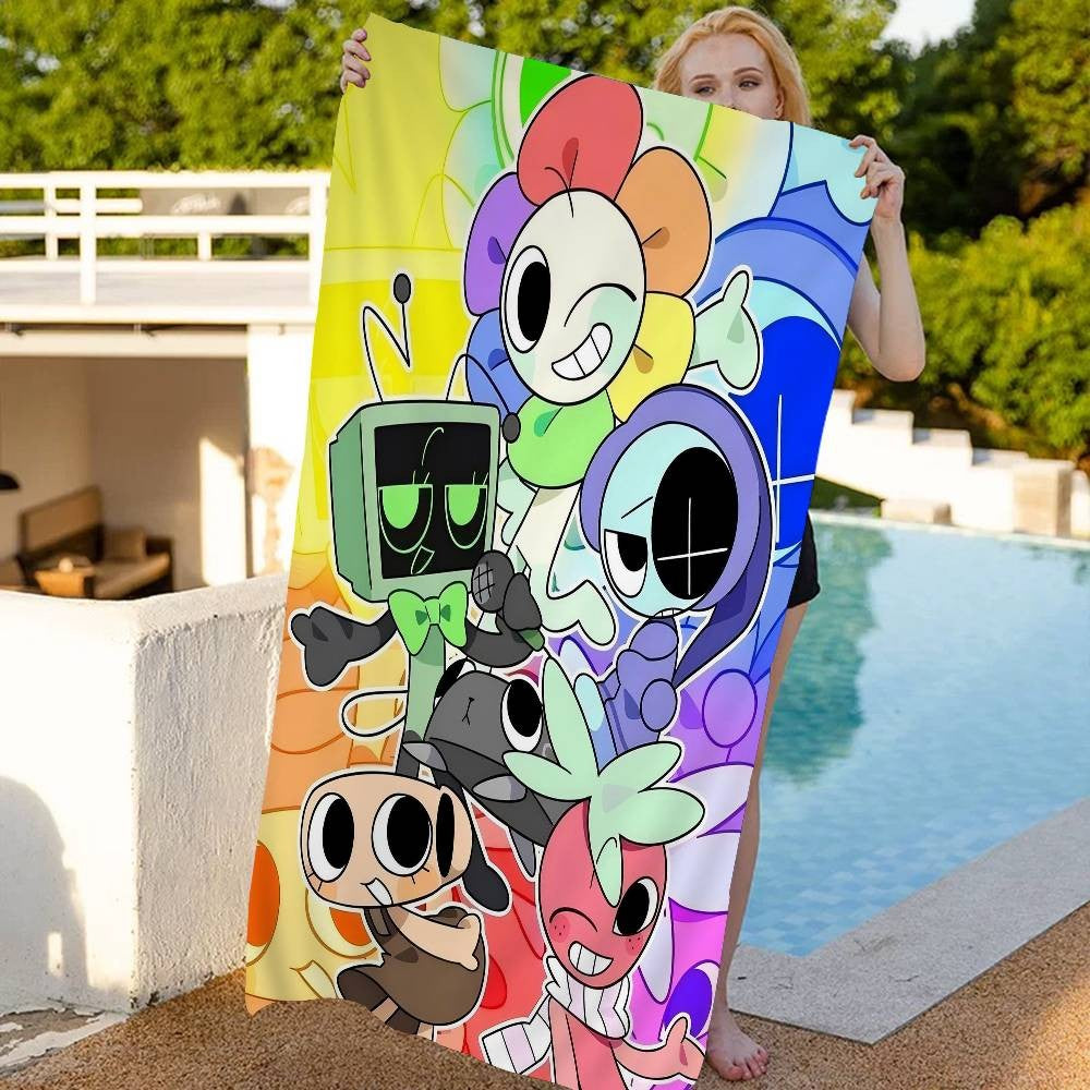 Popular Game D-Dandys World Pretty Beach Towel For Kids Personalized Bath Towel Pool Towel Vacation Gift Picnic Towel Party Gift