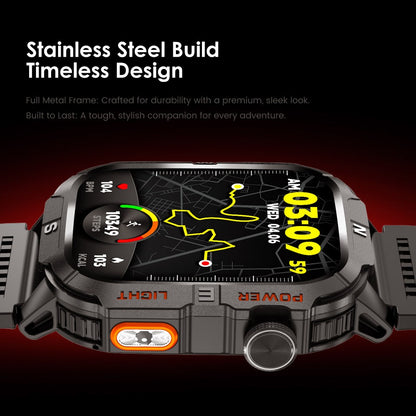2026New Military Grade GPS Smart Watch Men Built in GPS Compass Altimeter Barometer 3ATM Waterproof 540mAh Sports Bracelet Men