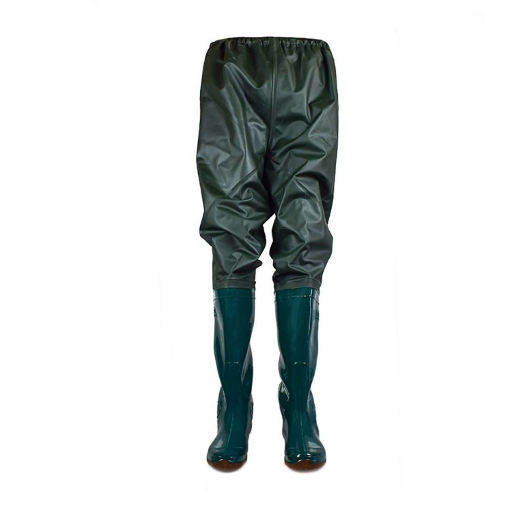 Calça Plástica de PVC para Transplante, Botas de Pesca Impermeáveis Antiderrapantes com Cano Alto, 10 Tamanhos