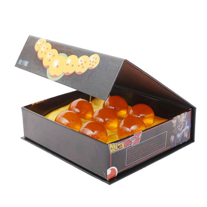 3,5cm 1:1 Bola de Resina 7 Peças / Conjunto Bonecos de Ação Coleção de Desejos Shenron Modelo de Anime Presente