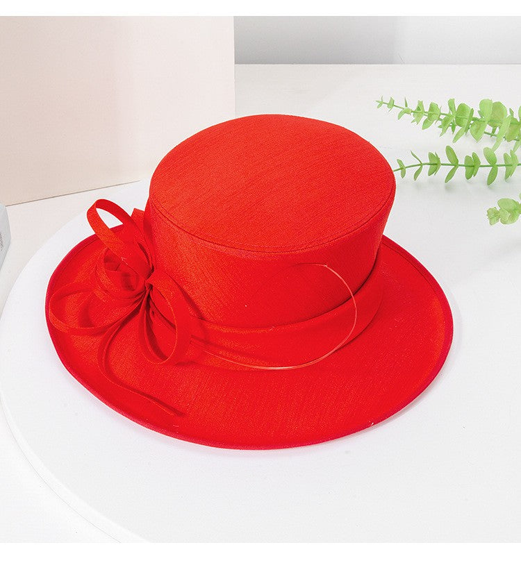 Moda Luxo Moda Pena Chapéu Chá Igreja Elegante Fotografia Cartola Feminina Banquete Fascinator Chapéus Formais de Casamento