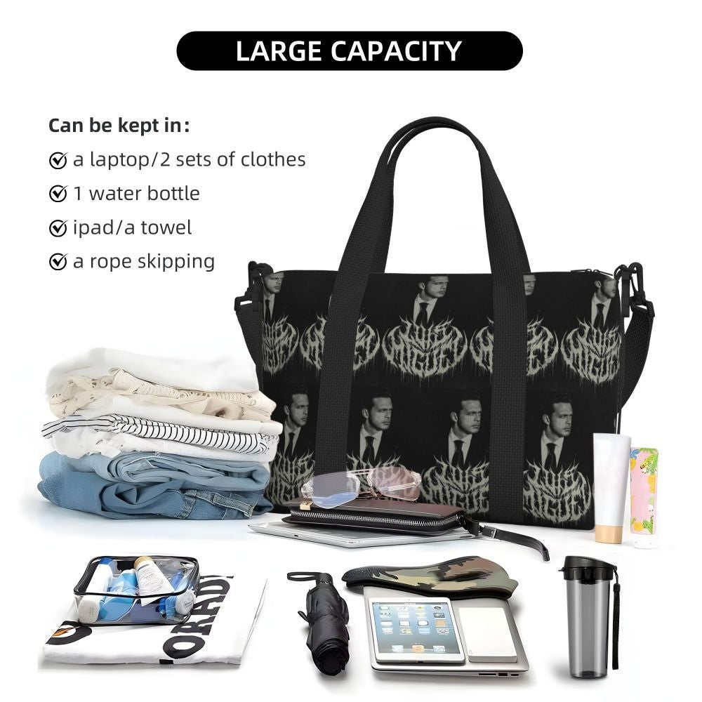 El Sol De Mexico Luis Miguel Beach Travel Bag Large Capacity Tote Bags for Gym Sport Women Shopping Duffle Shoulder Bag