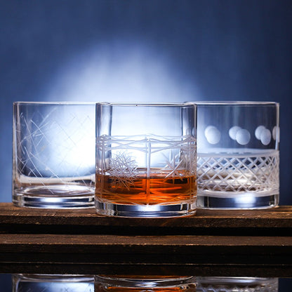 Copo de Uísque, Copos Tumbler Old Fashioned para Pedras de Gelo, Copos para Coquetel, Scotch, Bourbon, Gin, Vodca, Brandy