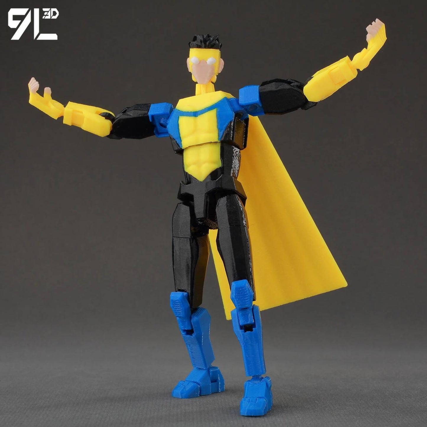 9L3D Sortudo 13 Invencível Menino Conquistador? Boneco de Ação Omni Impresso em 3D Modelo de Anime Articulado Colecionável Brinquedo Presente Fã
