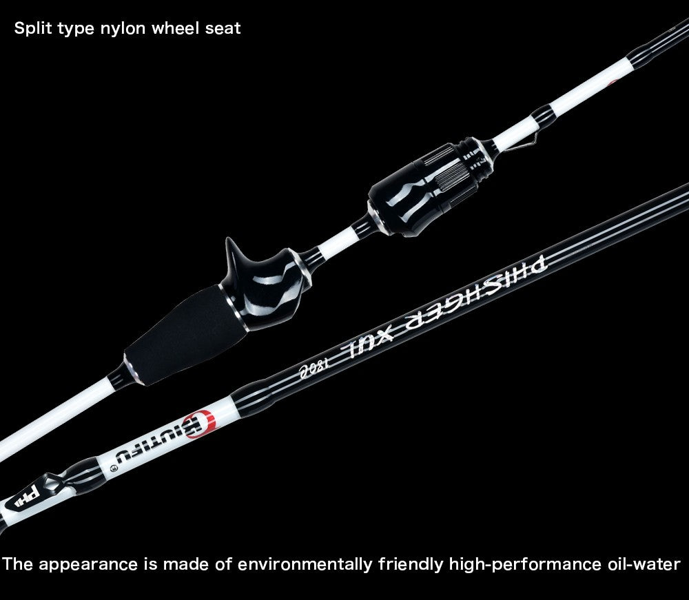 BIUTIFU Spinning Casting Ultralight Rod 1.8/1.92m T800 Carbon Fiber Fuji Ring 0.2-8g Solid Tip For Lure Trout Fishing Phishger