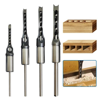 Broca para Marcenaria Sistema Britânico Furo Quadrado DIY Broca para Furo Quadrado Máquina de Fazer Espiga Acessórios para Ferramentas Elétricas
