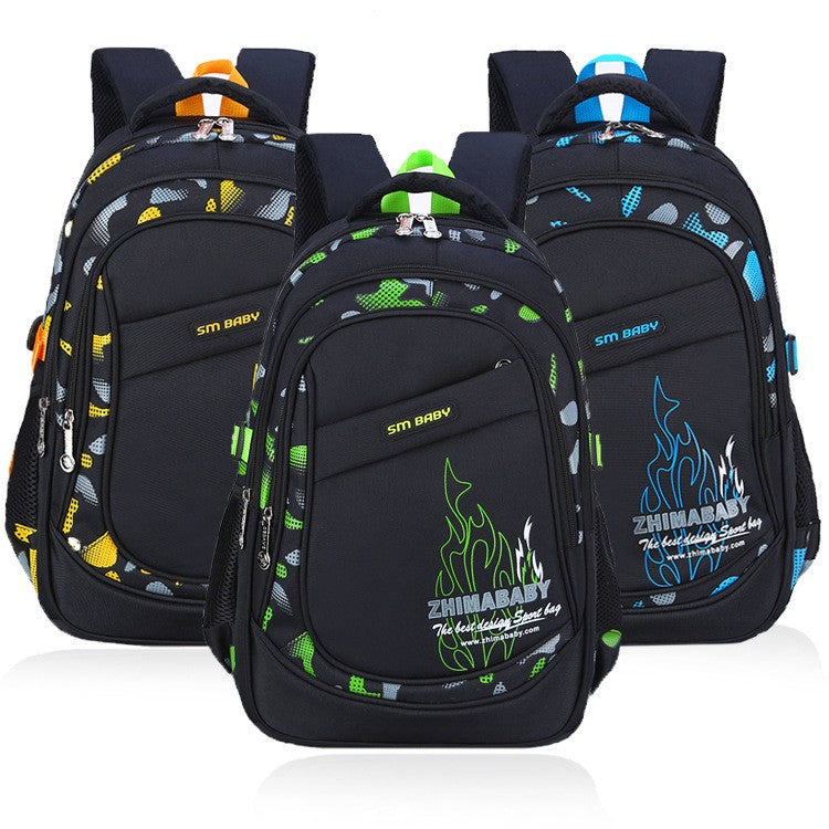 Mochila Escolar Impermeável Leve para Crianças de 6 a 12 Anos Durável Grande Capacidade para Livros Meninos Meninas254