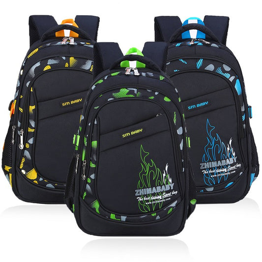 Mochila Escolar Impermeável Leve para Crianças de 6 a 12 Anos Durável Grande Capacidade para Livros Meninos Meninas254