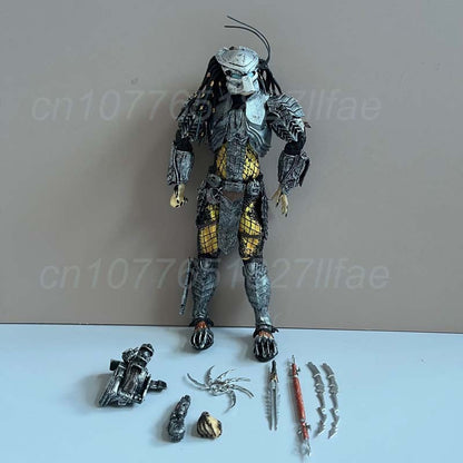 Figura de Alienígena, Máscara de Predador Celta, Figura de Predador com Cicatriz, Figura de Ação de Alienígena, Brinquedos de Modelo, Boneca Articulada, Presente de Natal