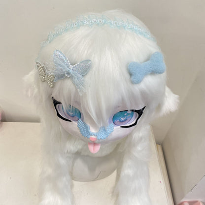 Fursuits head animal head Sheep furry head cute dog head halloween role-playing costume cosplay comic exhibition masks