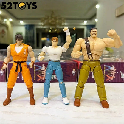 Capcom Final Fight Bonecos de Ação de 3,75 Polegadas 52toys Modelo Soldado Legal para Amantes de Jogos Decoração Presente Surpresa
