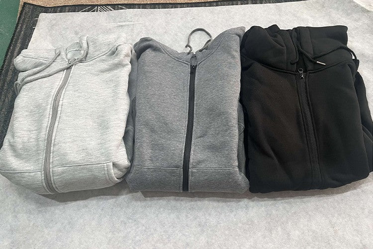 Women's Jackets With Hood Big Pocket Zipper Women Top Long Sleeve Women's Coat Loose Outerwear Winter Coats Black Jacket