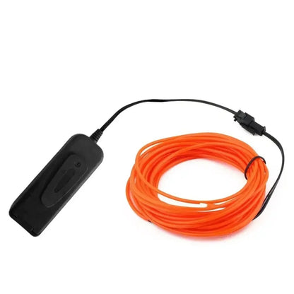 1M/3M/5M Flexible Neon Light Ball Dress Decoration Light EL Luminous Cable Party DIY Atmosphere Light Waterproof LED Strip