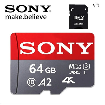 Cartão TF Micro SD SONY 1TB Cartão de Memória Classe 128GB 512GB Alta Velocidade Cartão De Memória Flash TF Mecard C10 Para Xiao Mi