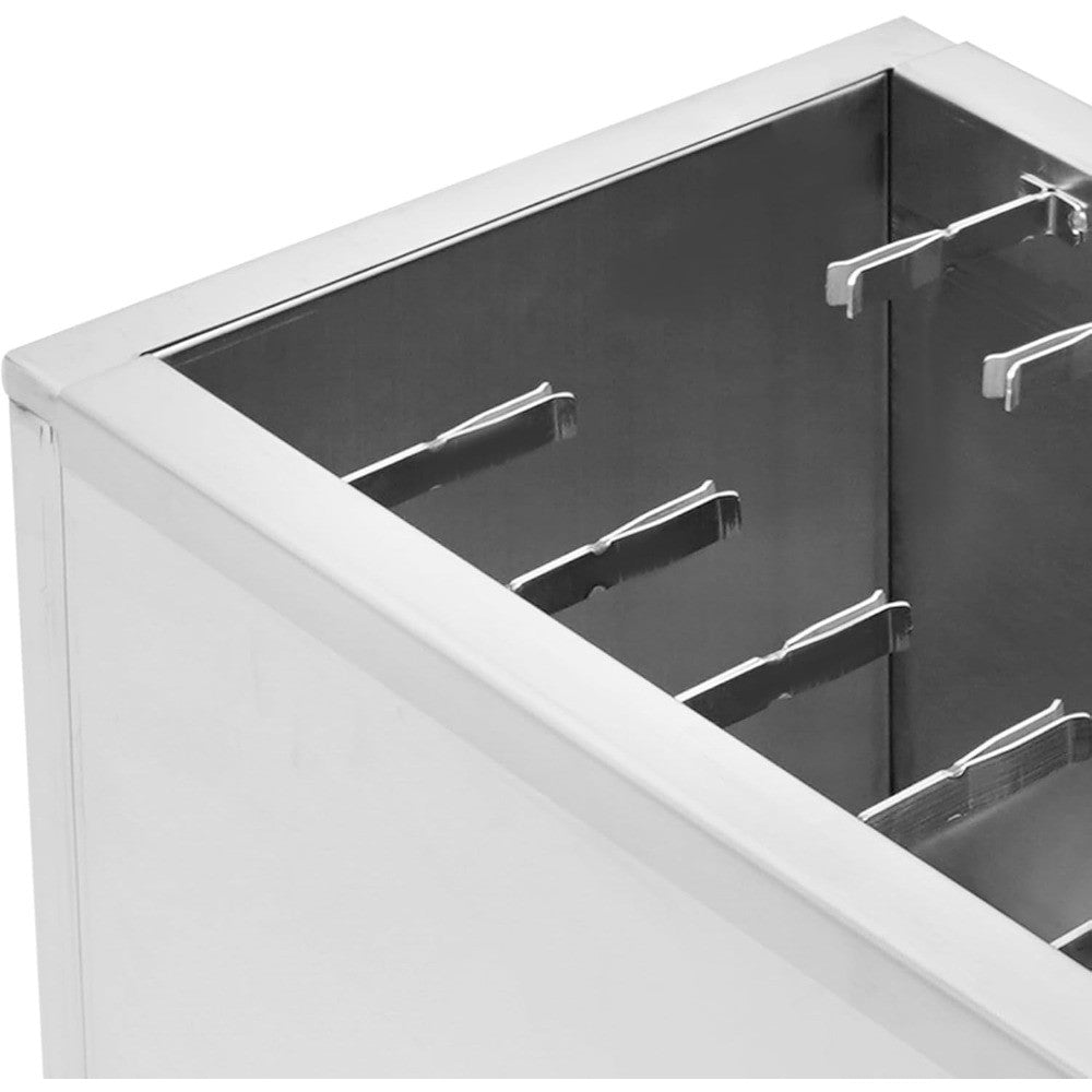 21L/22.19QT Commercial Gas-Powered Hot Corn Dog Fryer with 12 Hot Dog Racks, Adjustable Flame Stainless Steel