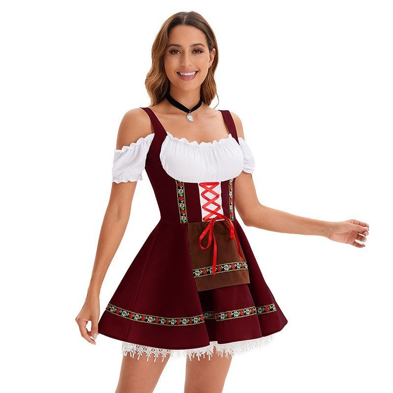 Halloween Party Costumes Makeup Dance Cosplay Clothing Stage Performance Costume Beer Girl Dresses