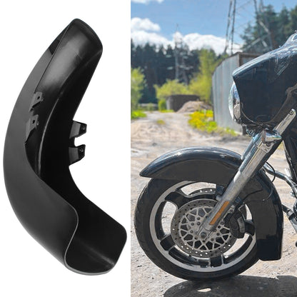 Para-lama dianteiro de plástico ABS preto vívido para motocicleta Harley Touring Road Electra Street Glide 1989-2013