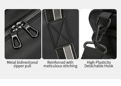 Men's Travel Bag with Wet Dry Separation Pocket Independent Shoe Case Large Capacity Gym Bag for Exercise Trip Motorbike Travel