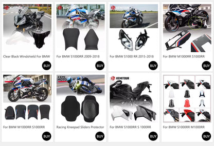 Para BMW M1000RR S1000RR 2019-2023 Assento de Motocicleta Dianteiro do Piloto e Almofada do Passageiro Substitui Peças do Assento Traseiro S 1000 M1000 RR