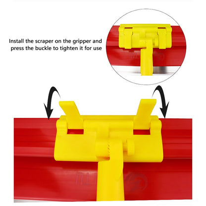 Cabo de Extensão para Espátula de Alisar Drywall Adaptador de Cabo de Lâmina de Acabamento para Reparo de Calafetagem de Cantos