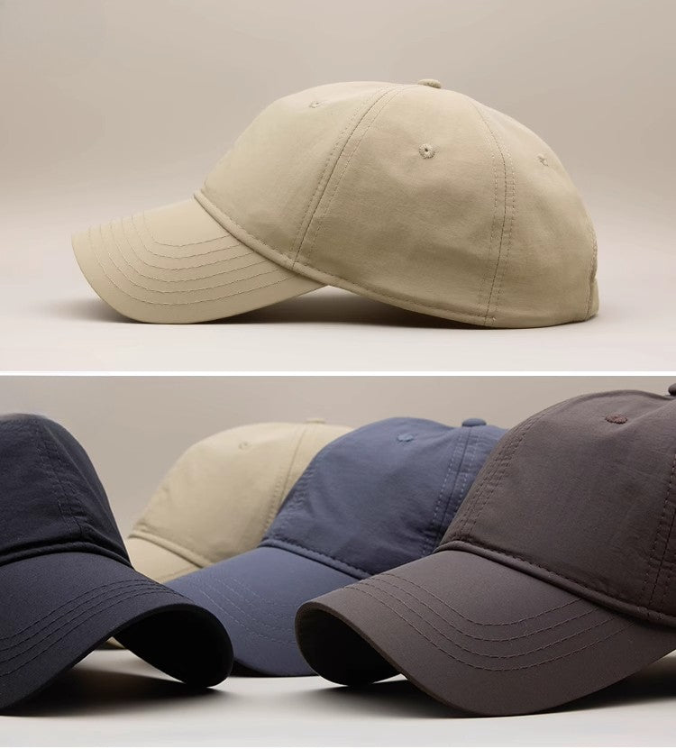 Summer Lightweight Quick Drying Baseball Cap Man  Plus Hat Male Outdoor Sport Oversized Men's Navy Baseball Cap for Big Heads