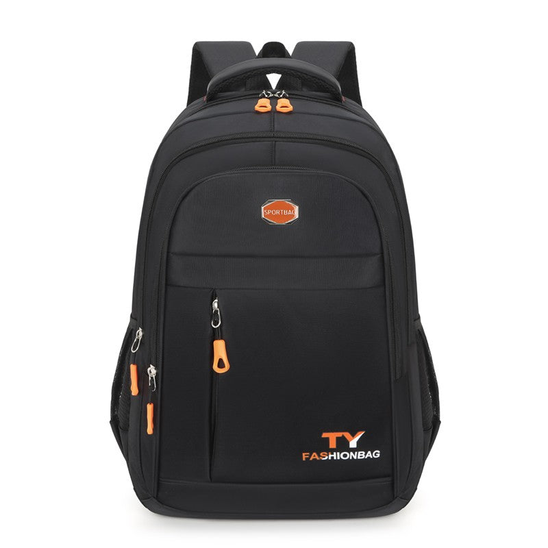 Mochilas Minimalistas de Grande Capacidade Masculinas Impermeáveis Oxford Mochila Escolar para Deslocamento Casual de Negócios Múltiplos Bolsos Bolsa de Viagem