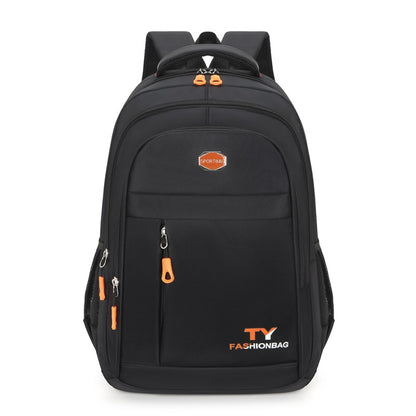 Mochilas Minimalistas de Grande Capacidade Masculinas Impermeáveis Oxford Mochila Escolar para Deslocamento Casual de Negócios Múltiplos Bolsos Bolsa de Viagem