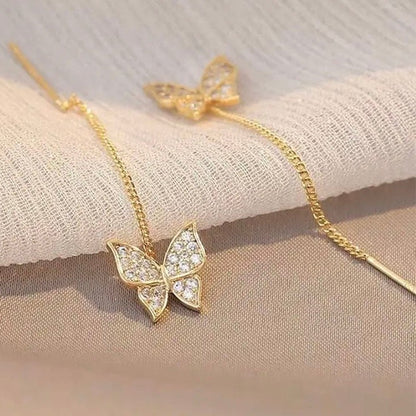 Brincos de Folhas Douradas com Cristal Verde para Mulheres Acessórios Diários de Individualidade Presentes de Joias para o Dia dos Namorados Aniversário