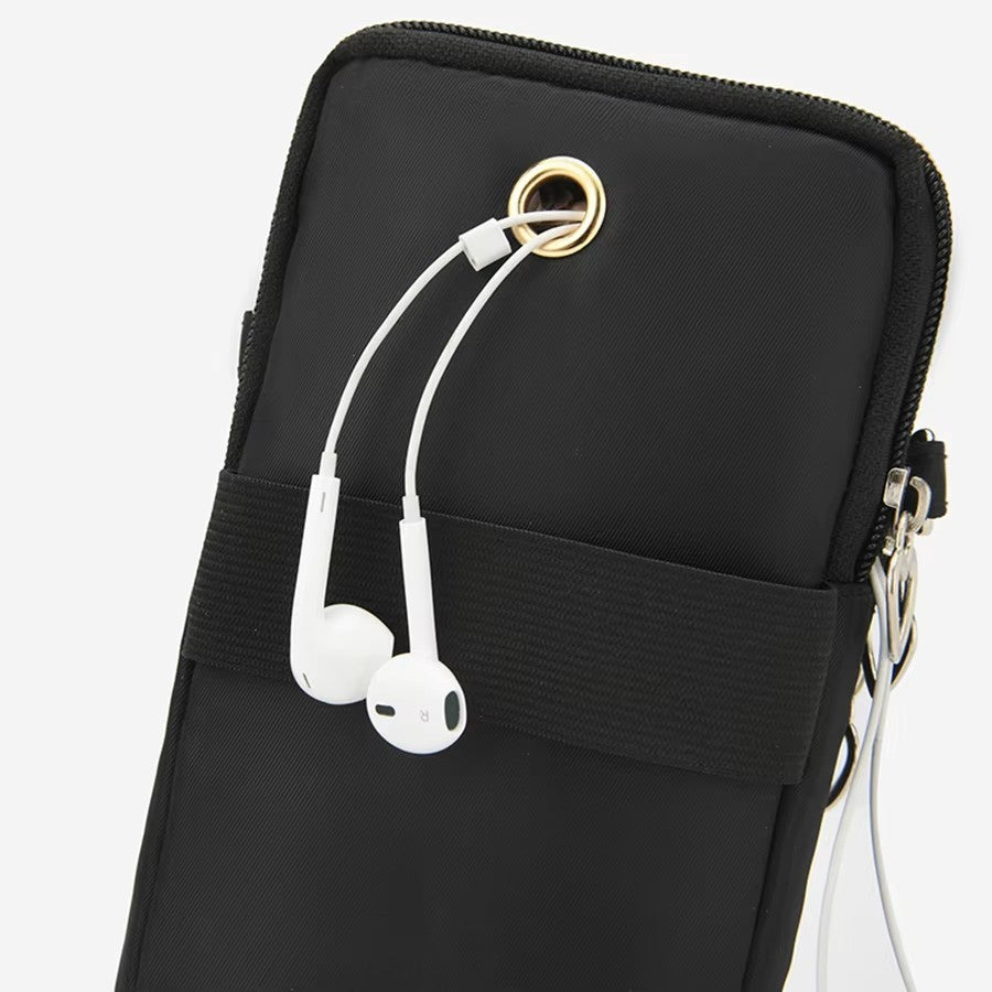 Men's multi-functional and women's simple mobile phone small bag, a niche crossbody bag for daily commuting