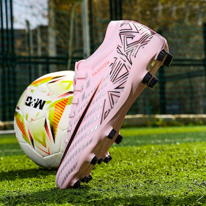 New Men Football Boots Futsal High-quality Mid-top Soccer Shoes Match Non-Slip Cleats Sneakers Indoor Hot-selling FG/TF