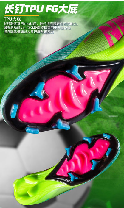 New Men Soccer Shoes TF/FG Society Match Cleats Football Field Boots Indoor Professional Training Original Women Football Shoes