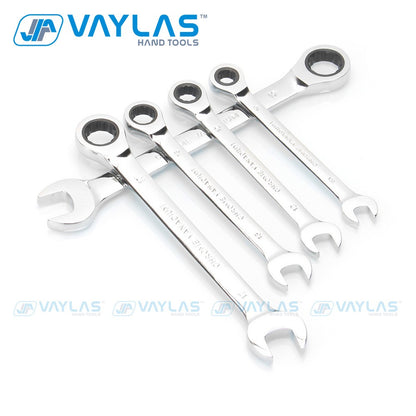 Chave Catraca de 6-32mm Cabeça Fixa Polimento Espelhado 72 Dentes Alto Torque Multiferramenta Chaves Catraca Ferramentas Manuais para Reparo Automotivo