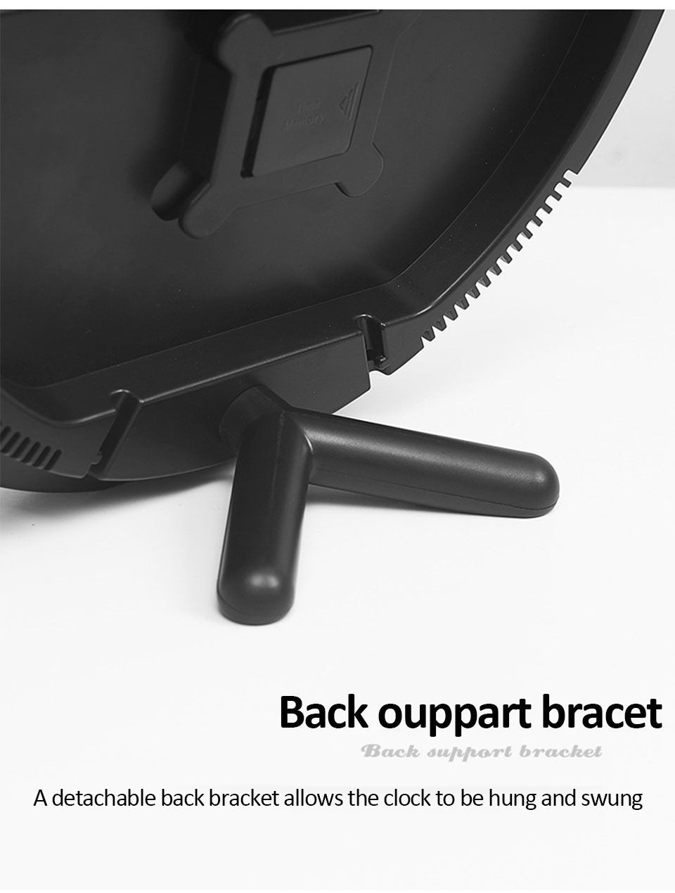 10inch LED Large Digital Wall Clock with Dual Alarms Calendar and Temperature Display Brightness Adjustable Countdown Home Clock