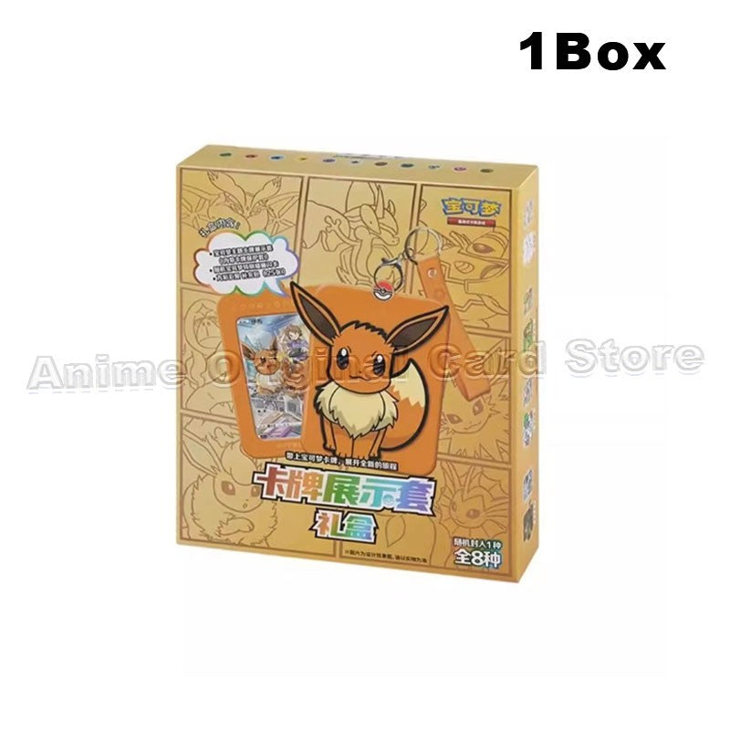 Simplified Chinese Version Genuine PTCG Pokémon Card Display Set Gift Box Second Round Collectible Card Game