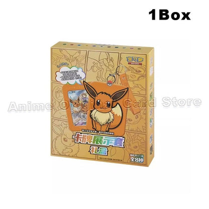 Simplified Chinese Version Genuine PTCG Pokémon Card Display Set Gift Box Second Round Collectible Card Game