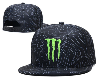 30 styles Monster Energy Embroidered Baseball Hat Summer Men's and Women's Sunscreen Duck Tongue Hat Racing Baseball Hat