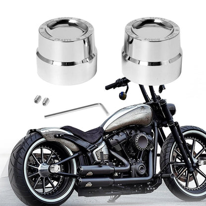 Para Harley Sportster XL 883 1200 Dyna Softail Fat Boy Touring Street Road Electra Tri Glide Capas Porcas Eixo Dianteiro Traseiro;0