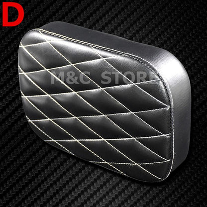 Almofada de Assento Traseiro para Passageiro de Moto Banco Almofadado com 6 Ventosas / 8 Ventosas para Harley Touring Sportster XL1200 Dyna Chopper Custom