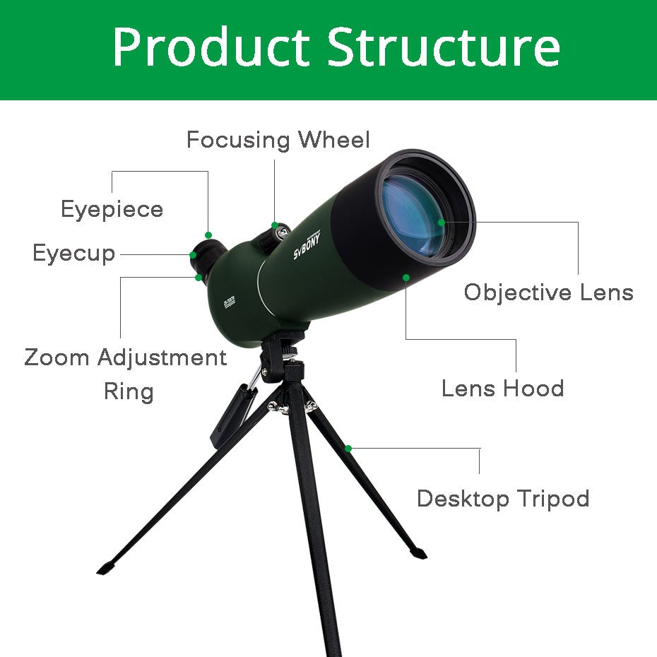 2026 New 25-75x70 Telescope Spotting Scope Powerful Zoom Monocular FMC BAK4 Waterproof for Bird Watching Target Shotting
