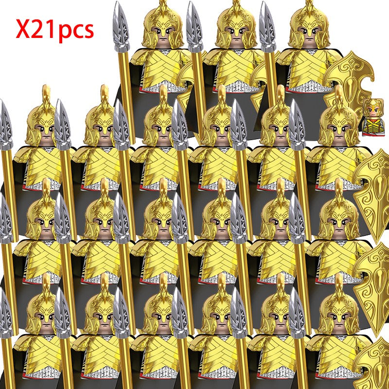 Lord of the Rings Elfos Orcs Exército Anões Rohan Mini Bonecos de Ação Blocos de Montar Brinquedos para Crianças Presente de Aniversário