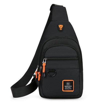 New Men Shoulder Bag Business Chest Multi-Layer Single Crossbody Portable