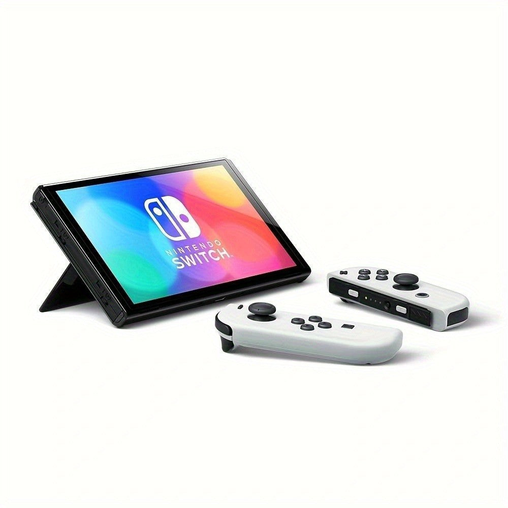 Gaming Console - Nintendo Switch OLED with White and Black Joy-Con